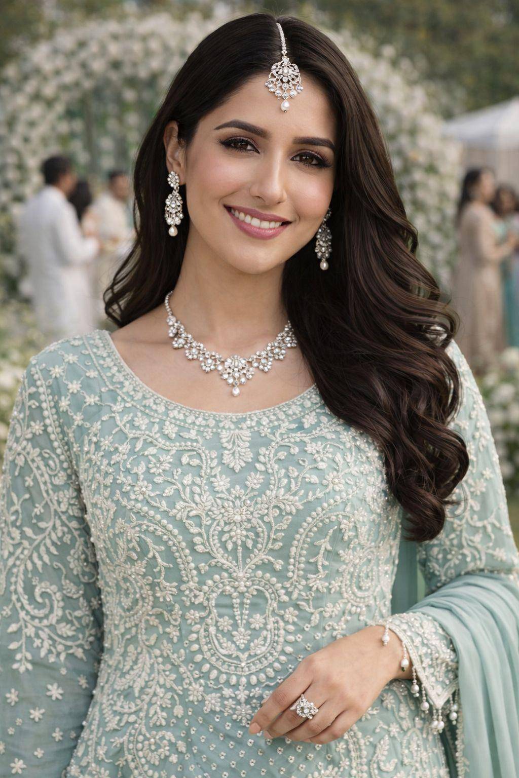 Mrudangi Beads Salwar kameez wholesale market in India